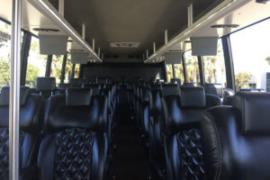 Interior of 44 Passenger Bus