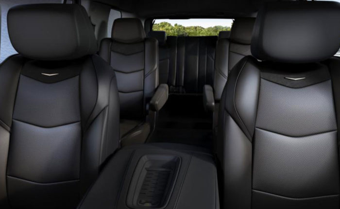 Interior of Cadillac Escalade