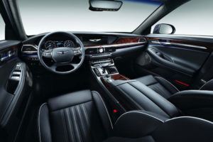 Front Seating and Dashboard of Hyundai Genesis