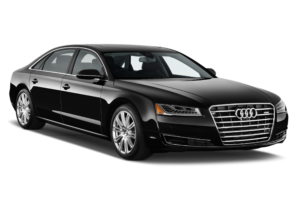 Exterior View of Black Audi A8