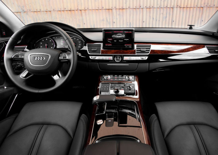Front Interior View of Audi A8